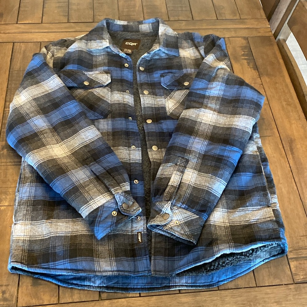 CQR Sherpa Lined Flannel XL